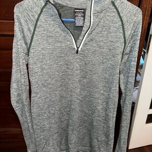 PINK Victoria's Secret Green Long Sleeve Top